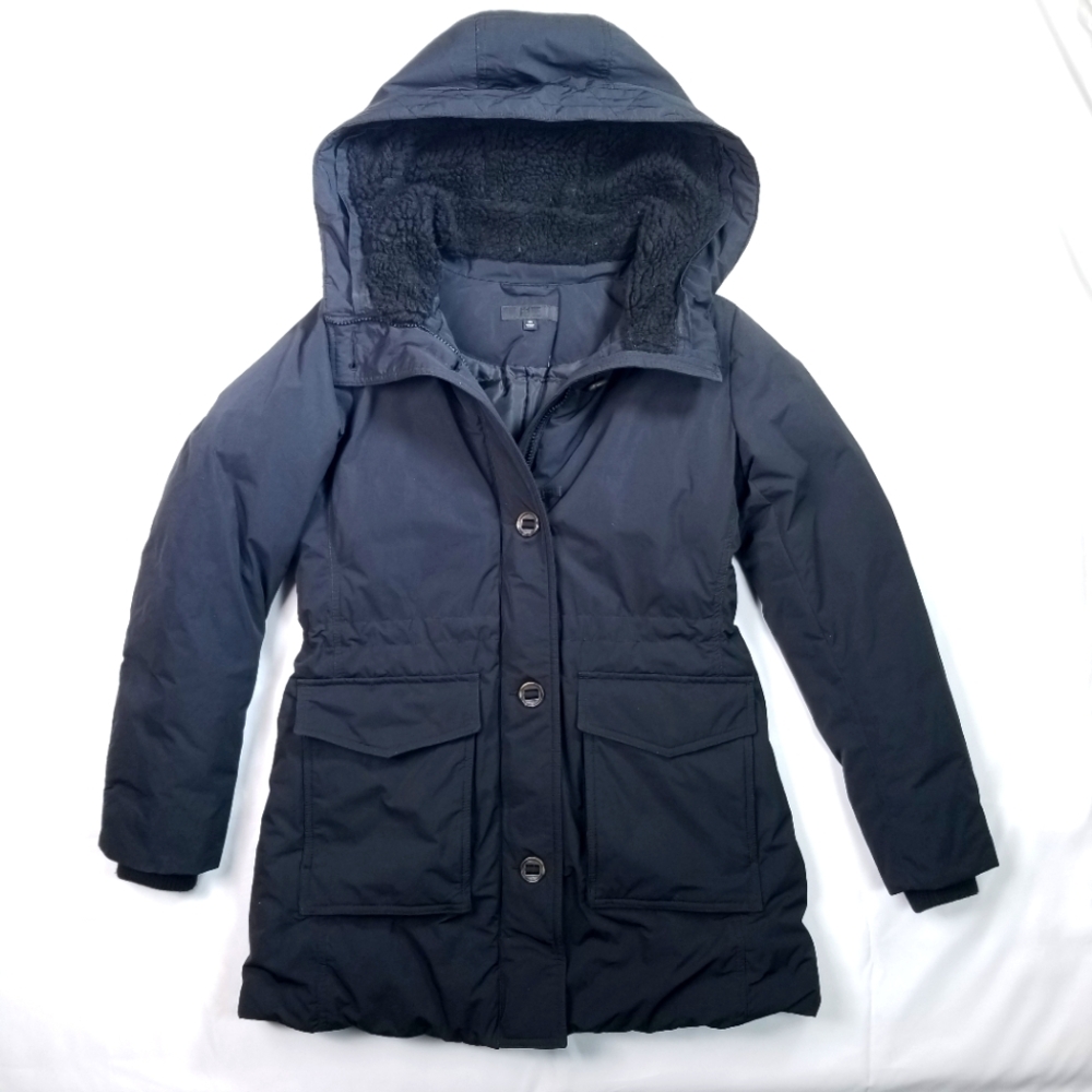 UNIQLO Women's Down Parka Jacket Black Size XS
